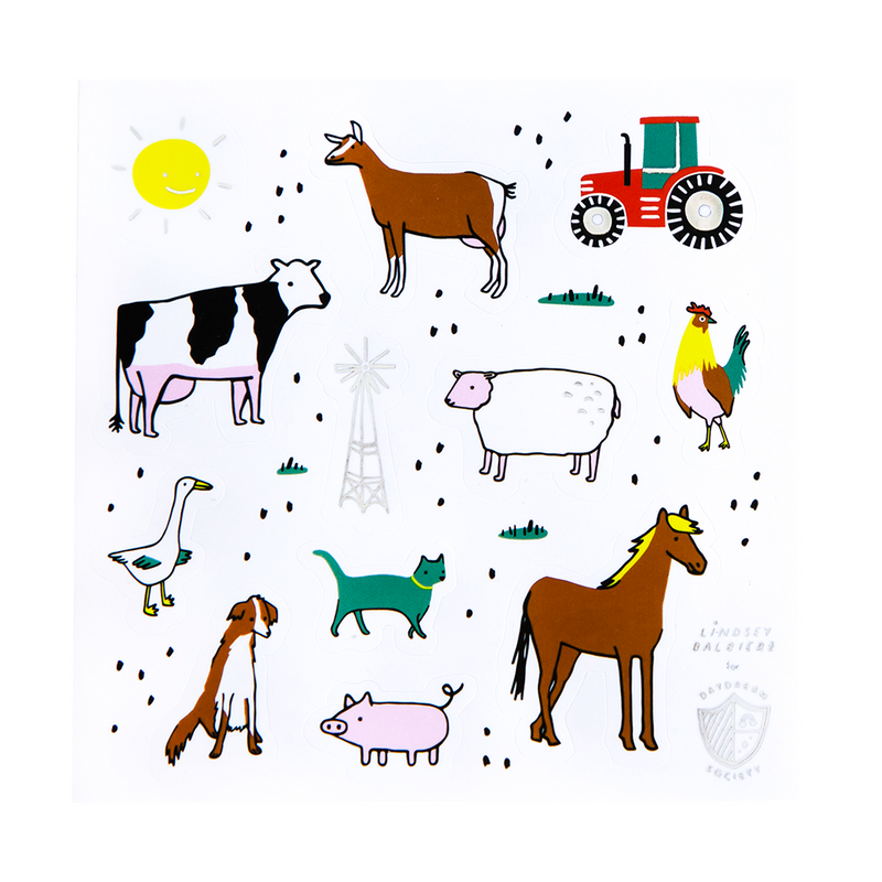 On the Farm Sticker Set, Pack of 4