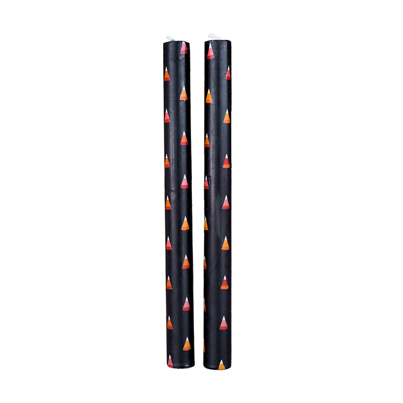 Trick or Treat Street Candy Corn Candle Set