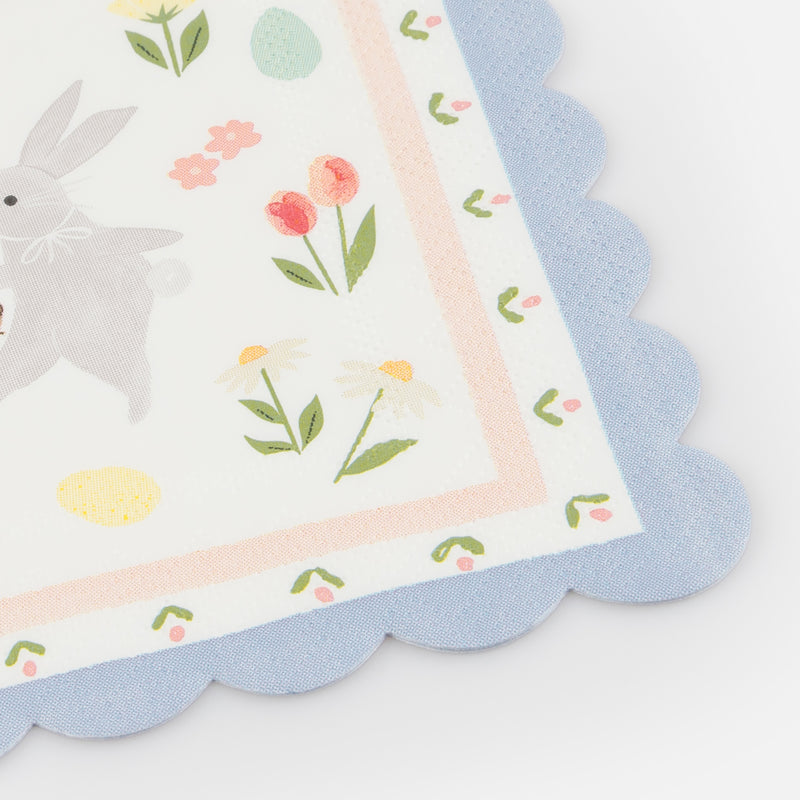 Easter Bunny Small Napkins, Pack of 16