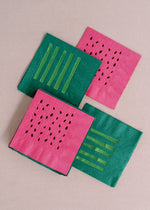 Watermelon Cocktail Paper Beverage Napkins, Set of 20