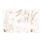 Dinosaurs Coloring Placemats, Pack of 8