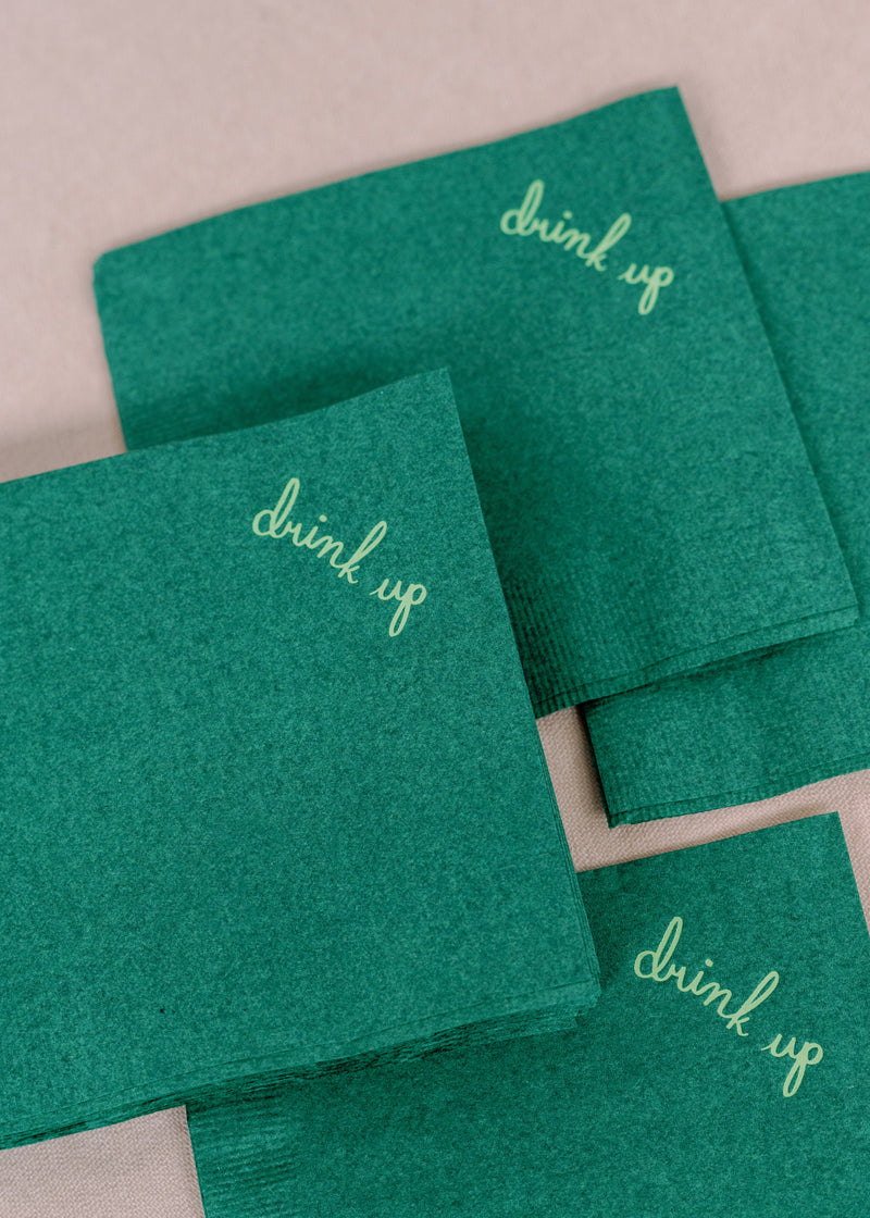 Drink Up Cocktail Napkins, Set of 20