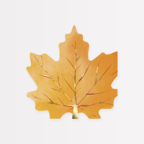 Maple Leaf Napkins, Pack of 16