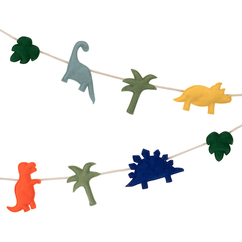 Felt Dinosaur Garland