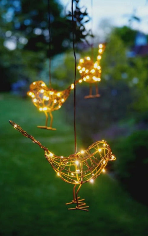 Hanging Robin Light, Set of 3