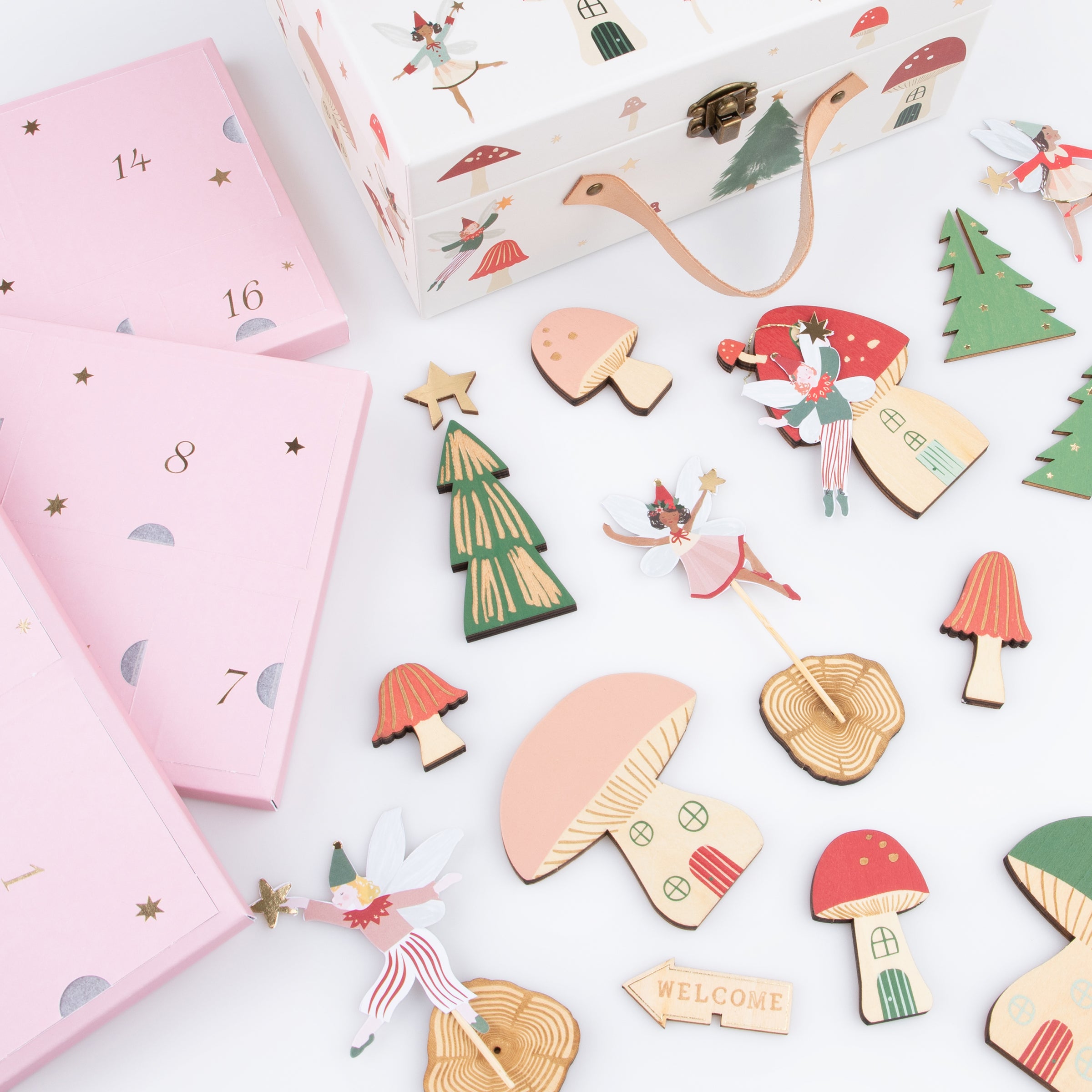 Fairy Mushroom Advent Calendar Paperless Post Party Shop