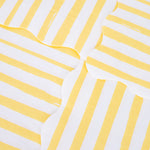 Yellow Stripe Large Napkins, Pack of 16