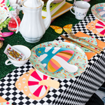 Alice Mushroom Dessert Plate, Pack of 8