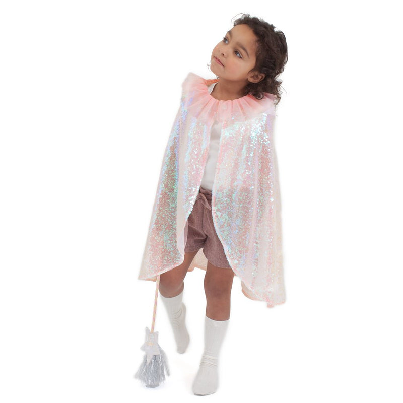 Iridescent Sequin Cape Dress Up, 3-6 Years