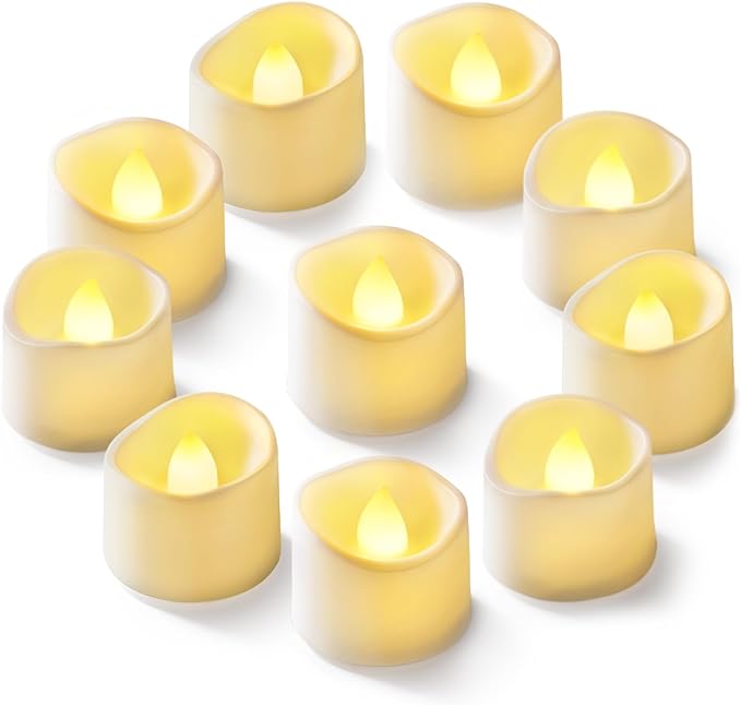 12-Pack Flameless LED Tea Lights