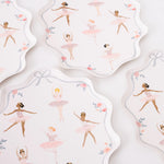 Ballerina Plates, Pack of 8