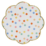 Colorful Pattern Dinner Plates, Assorted Pack of 8
