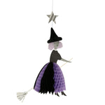 Flying Honeycomb Witches, Pack of 3