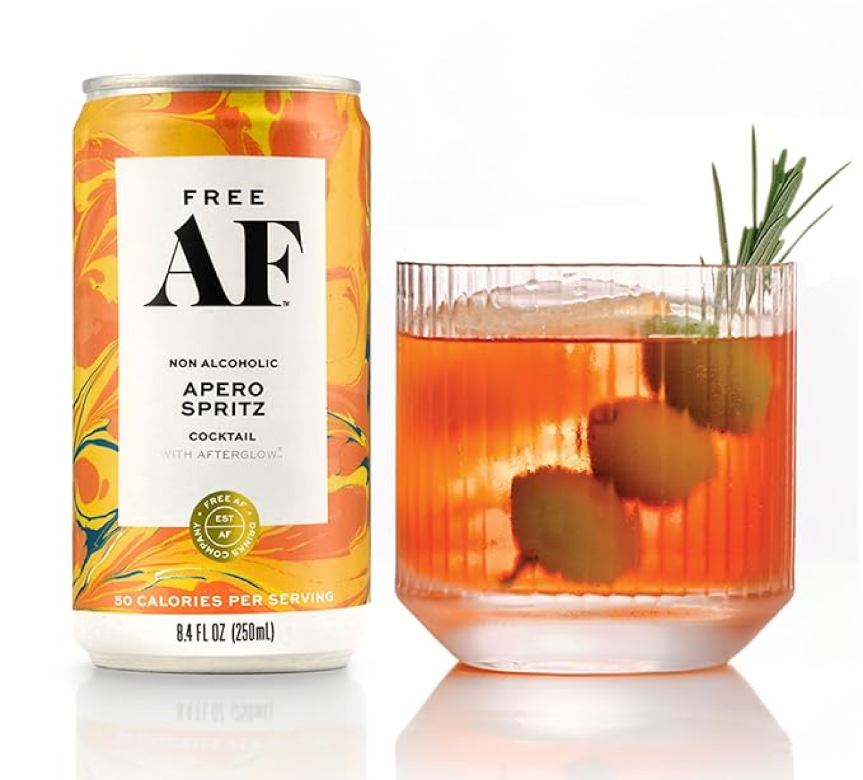 FREE AF Apero Spritz Non-Alcoholic  Sparkling Mocktail