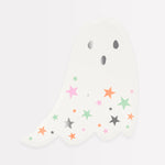 Ghost with Stars Plates, Pack of 8