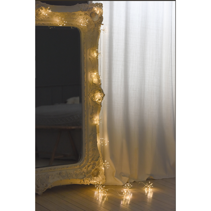 Starburst Chain Lights, Battery Operated, Set of 3