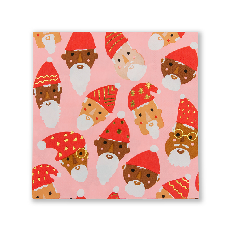 Santa Squad Large Napkins, Pack of 16