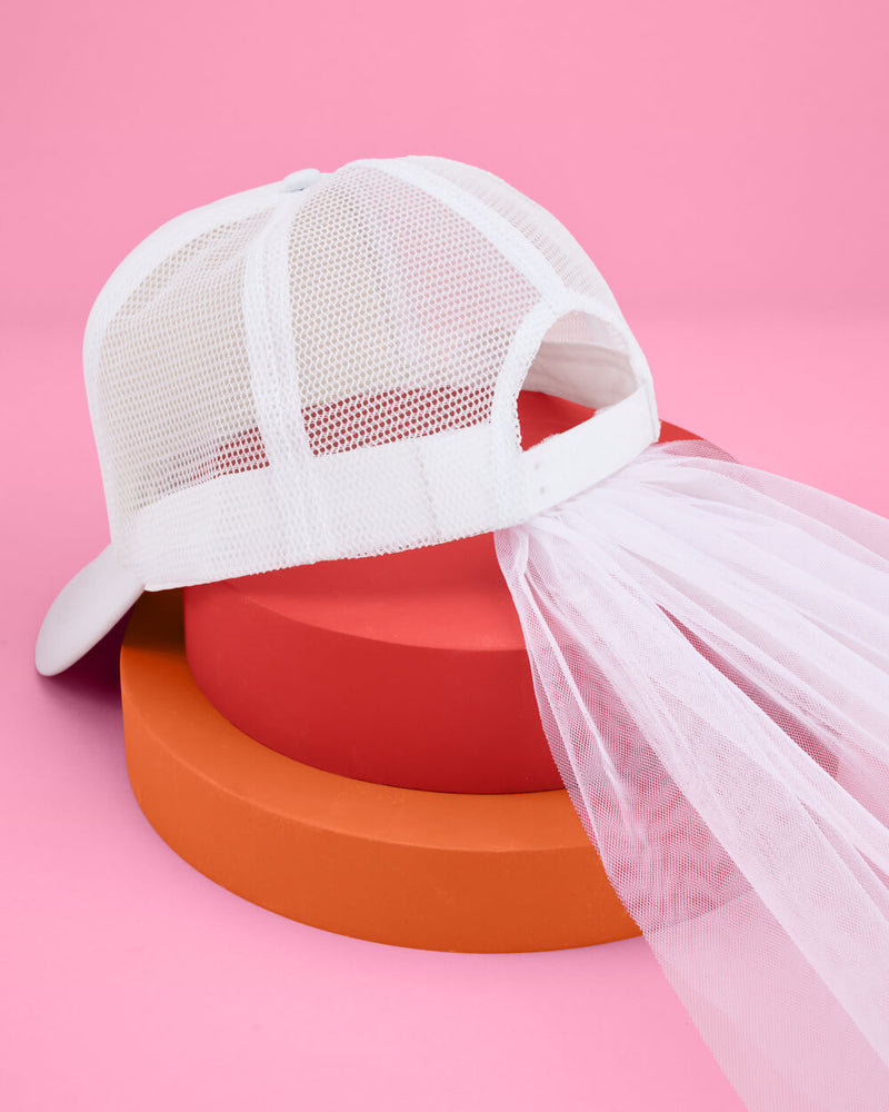 Bride Trucker Hat - Embellished Trucker Hat