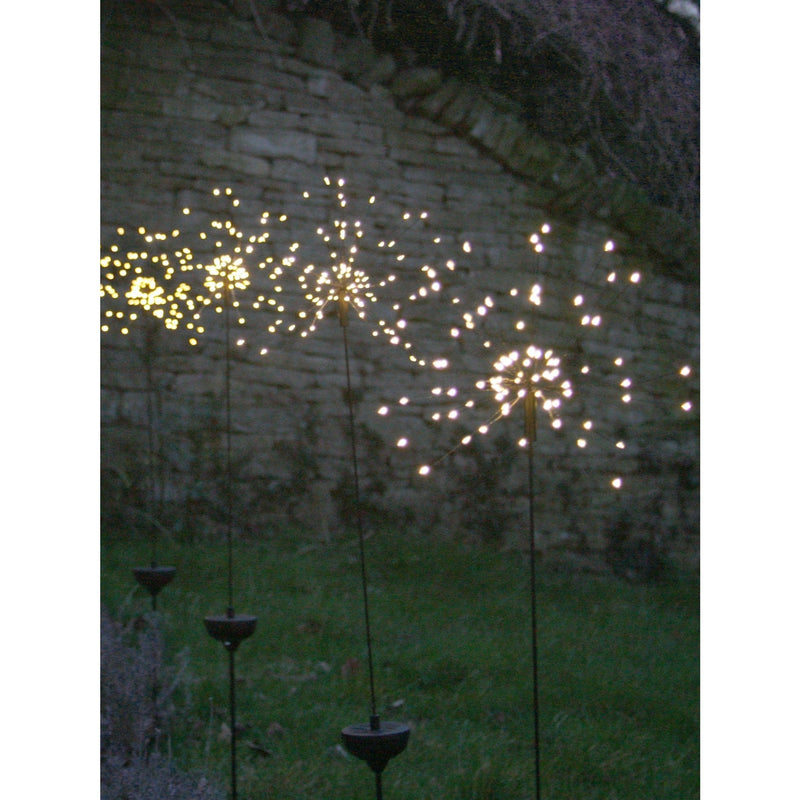 Solar Starburst Stake Light, Set of 3