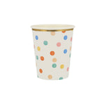 Colorful Pattern Cups, Assorted Pack of 8