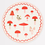 Merry Mushrooms Dinner Plates, Pack of 8