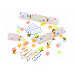 Multicolor Star Confetti Small Crackers, Pack of 6