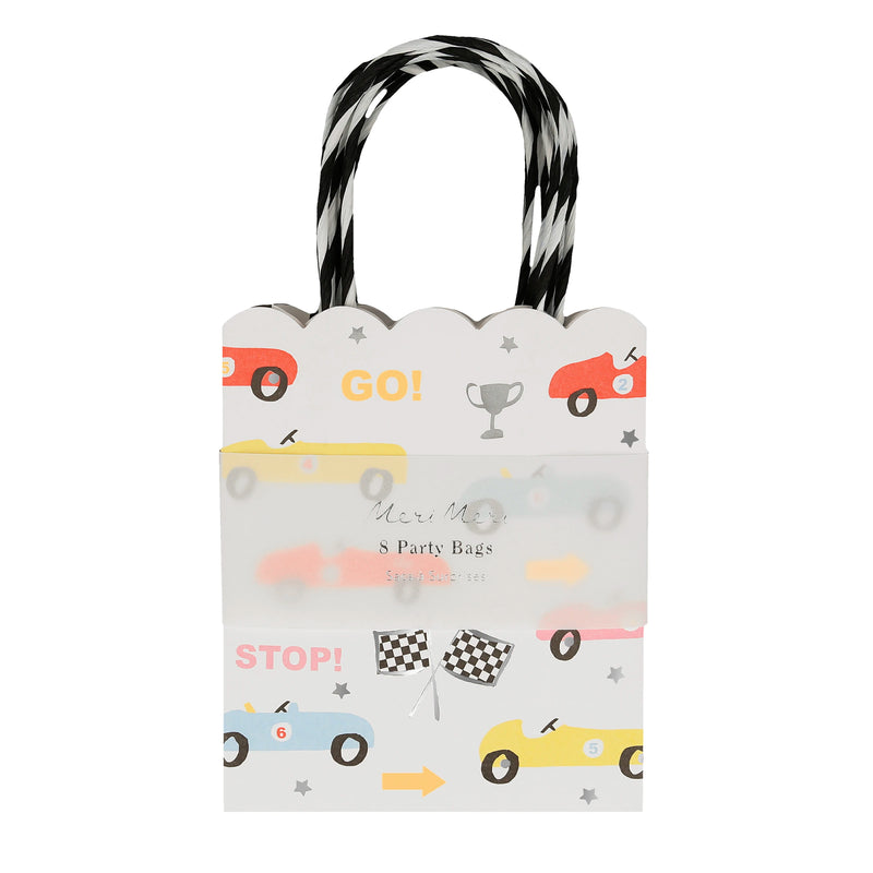 Race Car Party Bags, Pack of 8