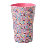 Melamine Cup - Tall | Lavender Fall Floral Print