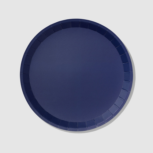 Navy Classic Large Plates (10 per pack)