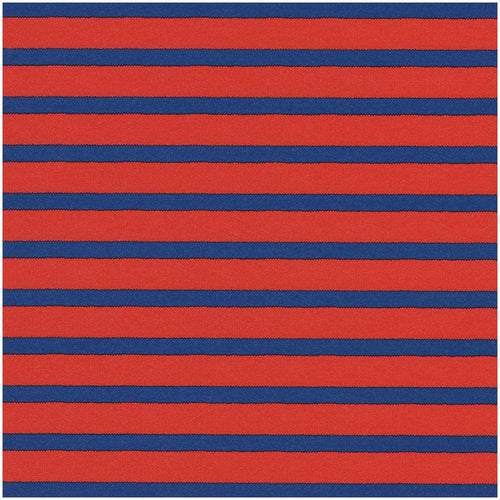 Bretagne Reversible Gift Wrapping Paper in Red & Blue - 30" x 8' Roll