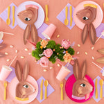 Chocolate Bunny Dinner Plates, Pack of 8