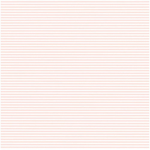 Oxford Stripe Gift Wrapping Paper in Petal Pink - 30" x 8' Roll