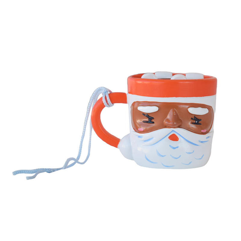 Baking Spirits Bright Jolly Santa Mug Ornament