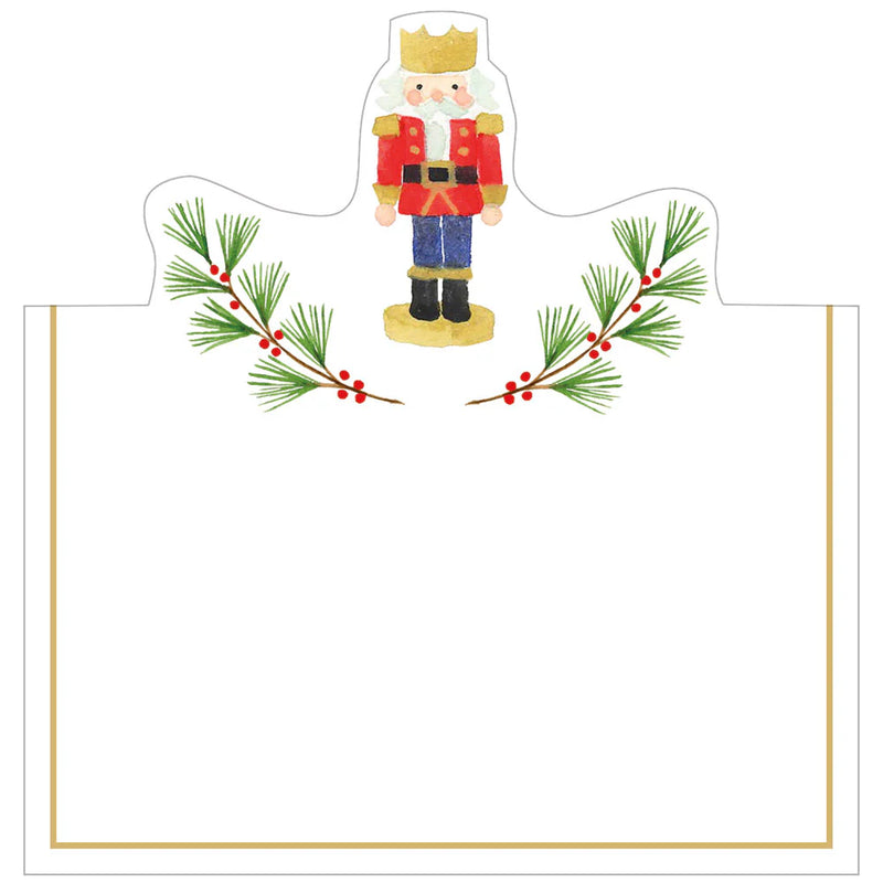 Little Nutcracker Foil Place Cards - 8 Per Package