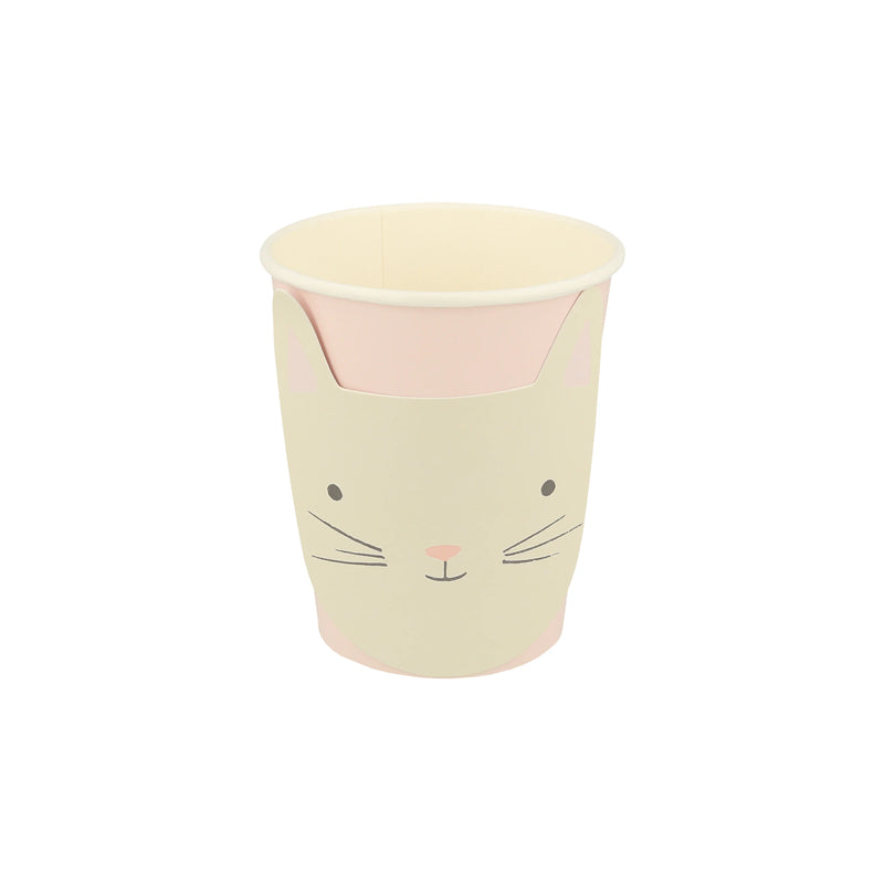 Cute Kitten Cups, Pack of 8
