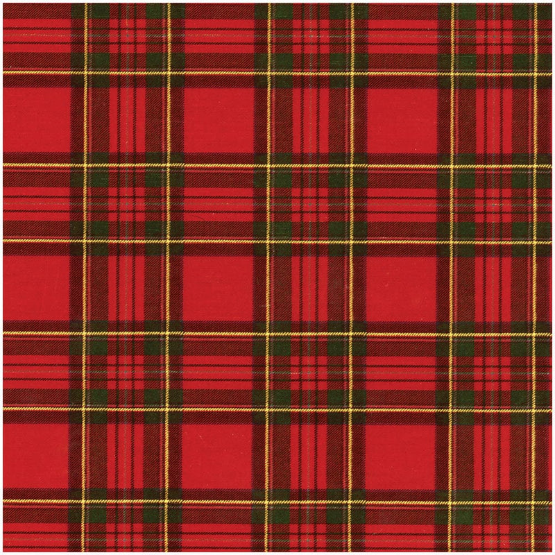 Royal Plaid Foil Gift Wrapping Paper - 30" x 6' Roll