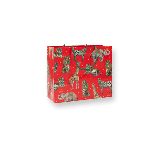 Wild Christmas Red Gift Bag