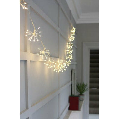 Starburst Chain Lights, Battery Operated, Set of 3