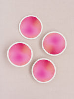 Pink Era Gradient Coasters, Set of 4