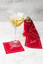 The Red Carpet Cocktail Napkins, Set of 12