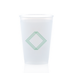 Angles Monogram 12 oz Cup, Leaf Foil