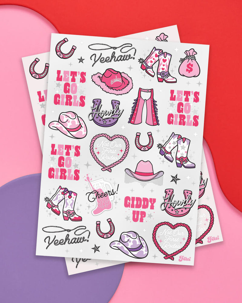 Hoedown Tats, Pack Of 46