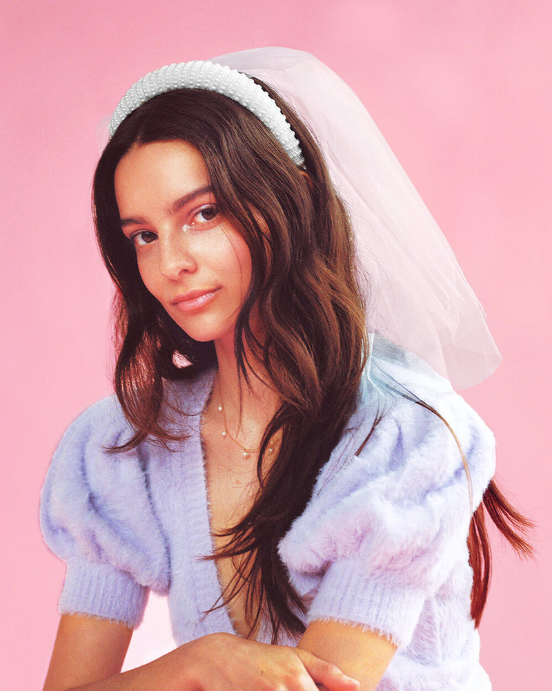 The Noncommittal - Headband W/ Removable Veil