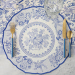 Blue Asiatic Pheasants Placemat, Pack of 12