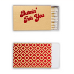 Burnin' For You Custom Matches, Red Foil