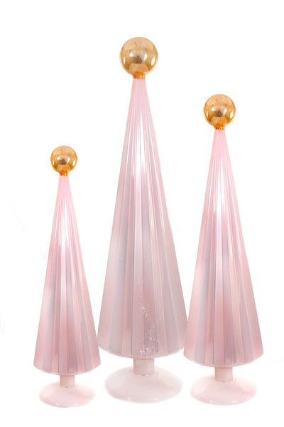 Pink and Gold Trees, Set of 3 | Paperless Post Party Shop
