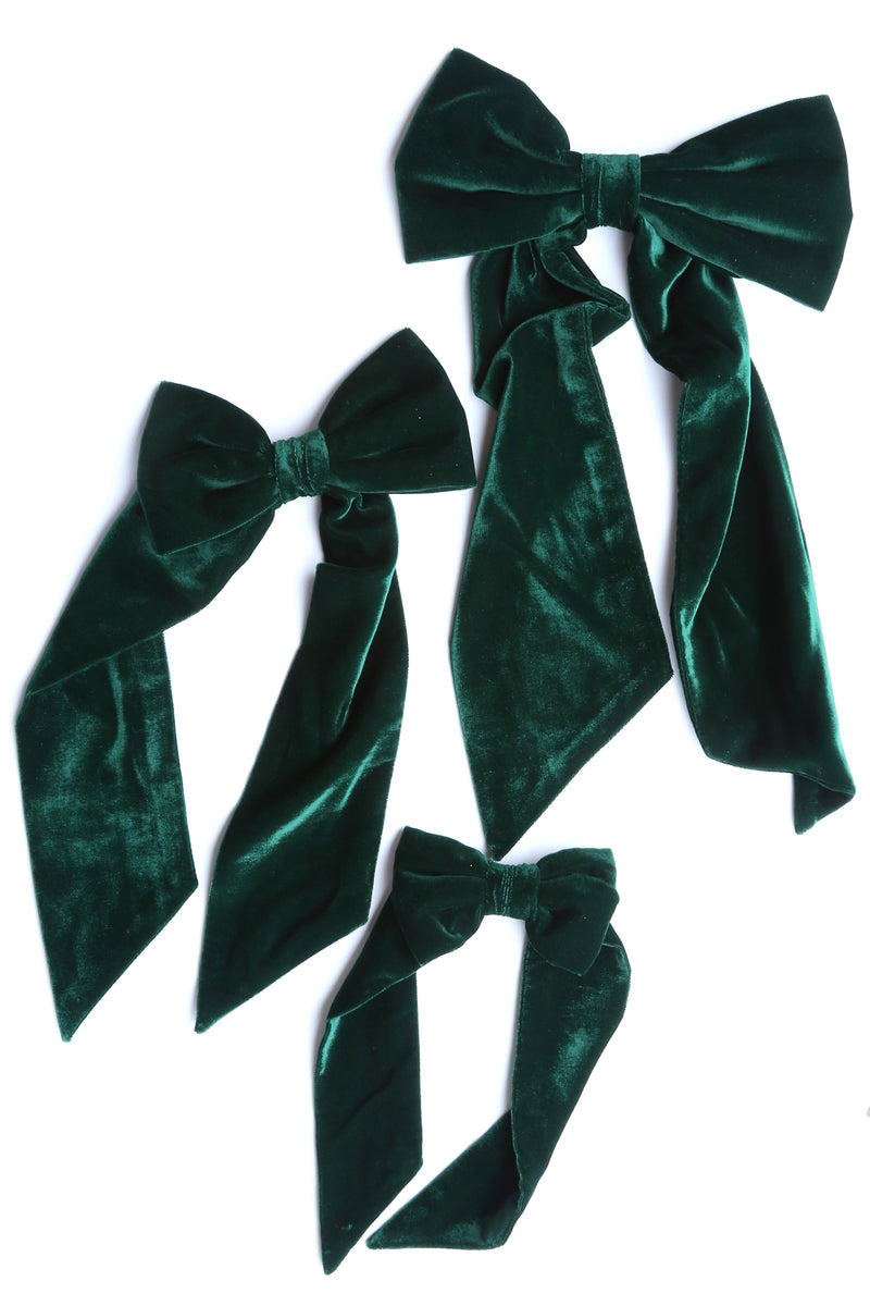 Bow Tie-Evergreen Ornaments, Set of 6