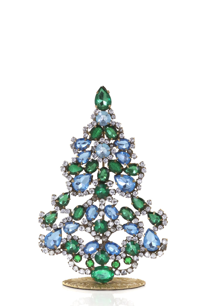 Jeweled Tree-Emerald & Blue