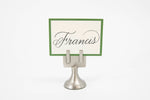 Silver Place Card Holder