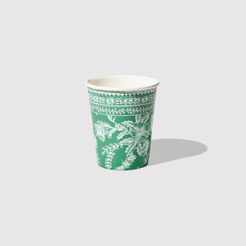 Emerald Toile Cups, 10 per pack